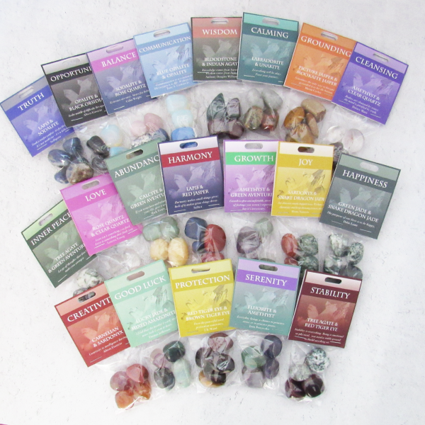 Friendship Gemstones (Lemon Jade and Rose Quartz) - Package of 4 For Discount - Image 2