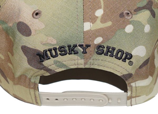 Musky Shop Camo Patch US Flag Cap Hot on Sale - Image 3